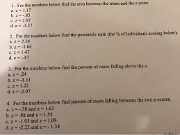 solved 1 for the numbers below find