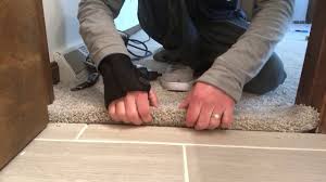 transition carpet to ceramic tile