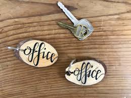 Office Tag Keychain 7 The Woodsmith Family