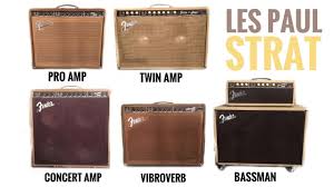 5 Classic Brownface Fender Amps Comparison
