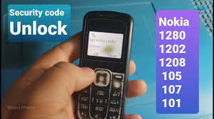 The phone will ask you the lock . Nokia 105 Security Unlock For Gsm