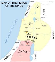 Map Of Israel And Judah During The Period Of The Kings