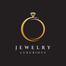 jewelry ring abstract logo template