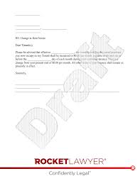 free increase letter template