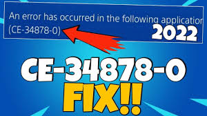 how to fix ps4 error code ce 34878 0 in