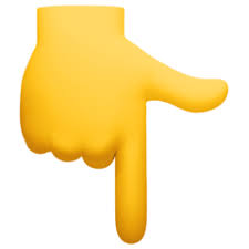 👇 Dorso de una mano con el dedo índice señalando hacia abajo Emoji —  Significado, copiar y pegar, combinaciónes