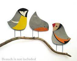 Birds Wall Art Ceramic Garden Decor
