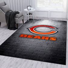 chicago bears nfl area rug bedroom rug