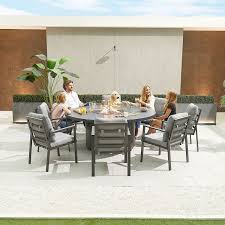 1 8m Round Firepit Table