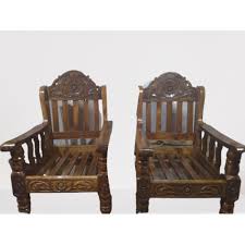 wooden sofa set teak wood sagwan