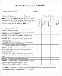 evaluation report template 12 free