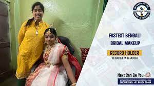 fastest bengali bridal makeup you