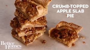crumb topped apple slab pie you