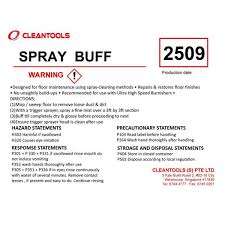 cleantools 2509 spray buff cleaner