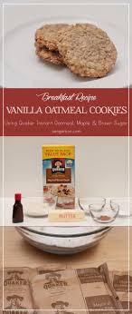 easiest instant oatmeal cookies with