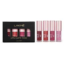 lakme 9to5 primer matte liquid lipstick minis scarlet collection 8 ml lipstick