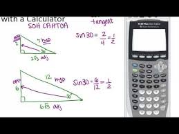 trigonometric ratios with a calculator