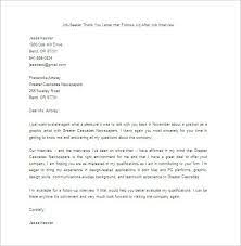 It's quick and easy to follow up after an interview with an email, note, or formal letter. Thank You Letter For Interview 5 Free Word Excel Pdf Format Download Free Premium Templates