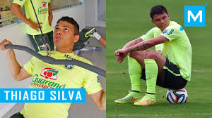 When alex from glasto met thiago silva: Thiago Silva Conditioning Training For Football Soccer Muscle Madness Youtube