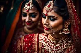 a bride and her sister pose for a photo