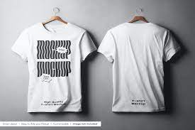 premium psd tshirts mockup front and