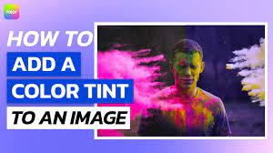 how to add a color tint to an image