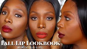 the best fall lip colors for dark skin