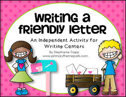 write a friendly letter free printables