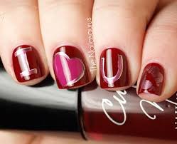 Whether it's as small as a dot or it encompasses the entire nail. Cute Valentines Day Nail Art Ideas