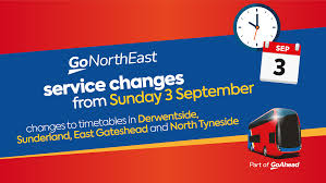 changes to services from sunday 3