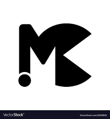 initial letter logo mc modern font