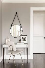 mirror above bedroom vanity table