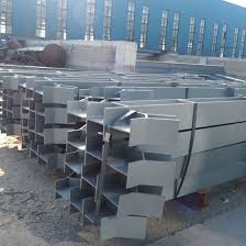 steel structure assembled metal beams