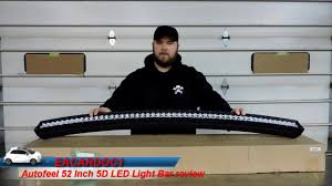 Autofeel 52 Inch 5d Led Light Bar Review Youtube