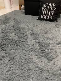 gray fur carpet furniture home