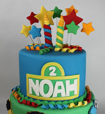 Want to say happy birthday to birthday boys in some writing name on birthday cakes for boys is very easy and it takes no time. Sesame Street Second Birthday Cake Lil Miss Cakes