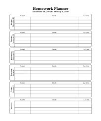 Daily Class Schedule Template Online Planner Free College