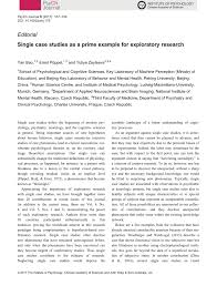 Case study research revolves around single and multiple case studies. Pdf Single Case Studies As A Prime Example For Exploratory Research Single Case Studies