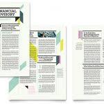 Department Newsletter Templates Financial Services Newsletters