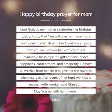 happy birthday prayer for mom avepray