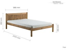 birlea rio wooden bed at mattressman