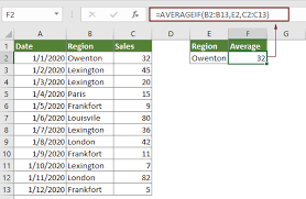 calculate average in a column based