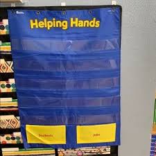 Teacher Helping Hands Pocket Chart
