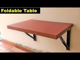 How To Make A Wall Mount Folding Table
