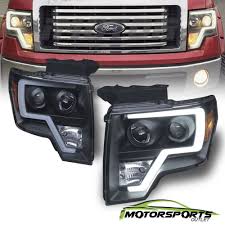 Details About Fit 2009 2014 Ford F150 Polished Black