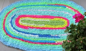 Rag Rug Braided Crochet Rag