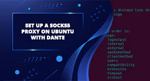 a socks5 proxy on ubuntu with dante