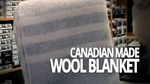 canadian made 100 virgin wool blanket