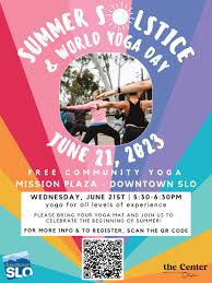 summer solstice free community yoga in