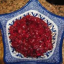 cranberry relish with grand marnier and